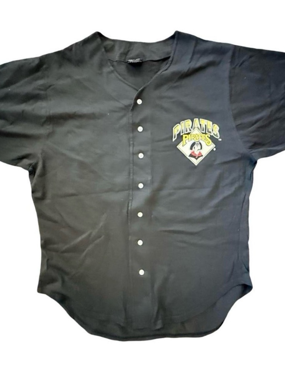 Vintage 1996 Pittsburgh Pirates Jersey Button Up Shirt Vintage Sz L